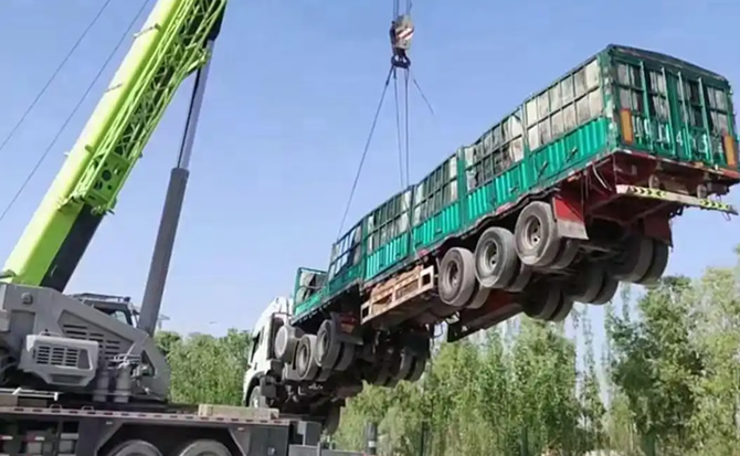 路北区道路脱困救援案例